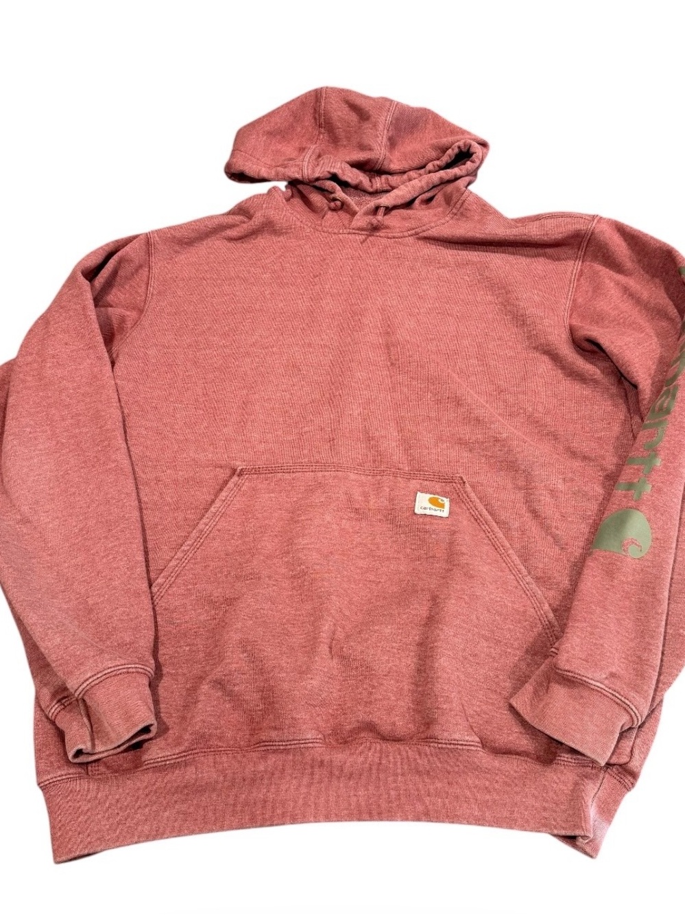 Carhartt hoodie sweatshirt men’s medium red original fit
